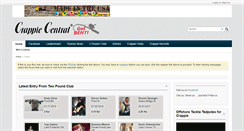 Desktop Screenshot of crappiecentral.com